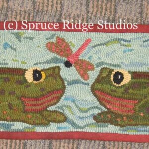 Friendly Frogs runner (24 x 7)