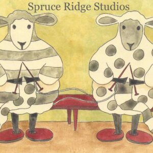 Knitting Sheep (30.25" x 22")
