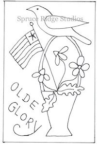 Olde Glory Basket (13" x 20")