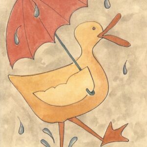 Puddle Duck (12" x 18")