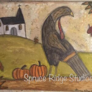 Tom Goes To Church (24.75" x 18")