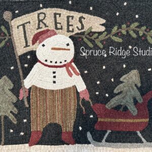 Bringing Home the Tree (26" x 21")