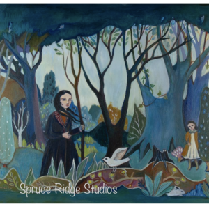 Across The Bridge (33.25" x 26")