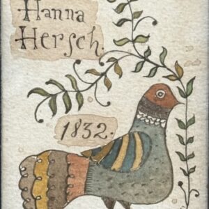 Fraktur Bird-Hanna Hersch (18" x 28")