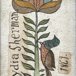 Fraktur Bird-Lydia Sherman (17.75" x 28")