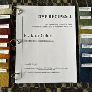 Dye Book 1-Fraktur Colors by Ruckman Mill Farm