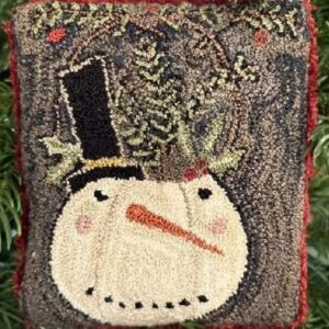 Bucket Head Snowman (17" x 17")